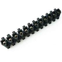 Bornier de câble électrique de section 6mm noir - Bematik