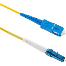 Bematik - Câble à fibre optique monomode Simplex 9/125 G652D OS2 lc/upc vers sc/upc de 3 m