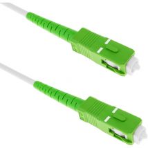 Bematik - Cable de fibra óptica sc/apc a sc/apc monomodo smf sx OS2 simplex 9/125 blindado de 1 m