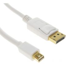 Cable Displayport a Mini Displayport 4K FullHD for digital audio and video 1m white - Bematik