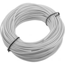 Bematik - Cable electroluminiscente transparente-blanco de 2.3mm en bobina 25m