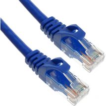 Cable de red ethernet Cat. 6a utp de 5 m de color azul - Bematik