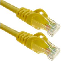 Cable de red ethernet Cat. 6a utp de 5 m de color amarillo - Bematik