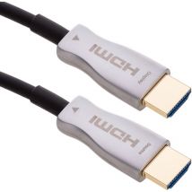 Bematik - Câble vidéo hdmi 2.0 hdmi Ultra hd 4K fibre optique active 50m