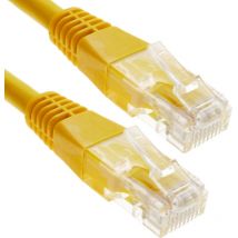 Câble réseau Ethernet utp jaune Cat.6 de 0,25 m - Bematik