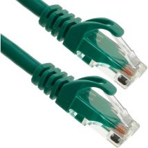 Cavo di rete Ethernet Cat. 6a utp verde da 0,25 m - Bematik