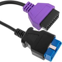 Cavo diagnostico maschio OBD2 viola a 16 pin compatibile con il software Fiat ecu Scan - Bematik