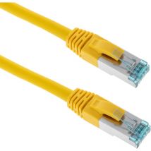 Cavo di rete Ethernet Cat. 7 ftp giallo da 0,25 m - Bematik