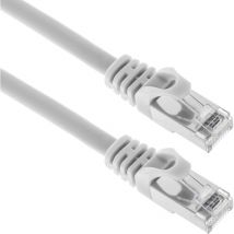 Câble réseau Ethernet ftp Cat.6a blanc 0,5 m - Bematik