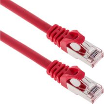 Câble réseau Ethernet ftp Cat.6a rouge de 0,5 m - Bematik