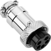 Connettore micro a 5 pin GX16 femmina Aviation Air - Bematik