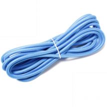 Decorative Fabric Electric Cable 5m blue 2x0.75mm - Bematik