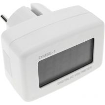 Display lcd a 3 cifre doppio con voltmetro 80-300VAC spina tipo schuko - Bematik