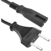 Bematik - Elektrokabel IEC-60320 3m. Stecken C7 Buchse auf bipolaren Stecker