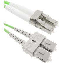 Fiber optic cable OM5 multimode duplex 50μm/125μm lc/pc to sc/pc 100Gb 5 m - Bematik