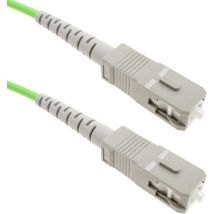 Fiber optic cable OM5 multimode simplex 50μm/125μm sc/pc to sc/pc 100Gb 25 m - Bematik