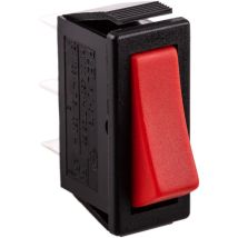 Bematik - Interrupteur à bascule rouge spst 2 broches