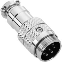Micro connecteur 7 broches GX16 mâle de l'aviation de l'air - Bematik