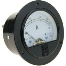 Misuratore elettrico analog di contatore panello tondo 70mm 50A amperometro - Bematik