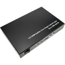 Bematik - Multiplicateur et Répartiteur hdmi de 4 ports Extension sur un câble Ethernet Cat.5e 50 m avec ir