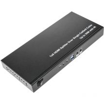 Bematik - Multiplicateur et Répartiteur hdmi de 8 ports Extension sur un câble Ethernet Cat.5e 50 m avec ir