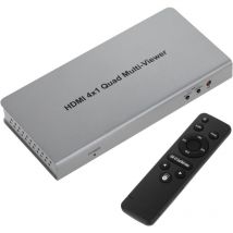 Selettore matrice hdmi con audio di 4 ingressi 1 uscita e con controllo remoto - Bematik