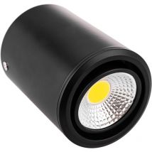 Bematik - Spot led spot cob 5W 220VAC 3000K noir 75mm réglable
