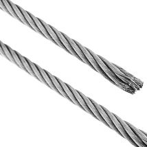 Bematik - Stainless steel cable 7x19 6,0 mm. Reel of 25 m lenght