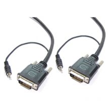 Bematik - Super dvi-d avec prise audio de 3,5 mm mâle à mâle 1,8 m
