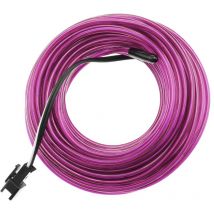 Violet filo elettroluminescente bobina 2,3 millimetri 10m collegato a 220VAC - Bematik