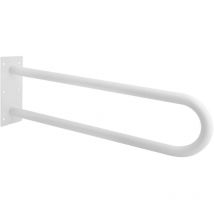 Bemeta - help Barre de maintien fixe 60cm en forme de u, Comaxite, Blanc (301102054)