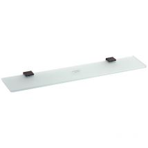 Bemeta - Nero Étagère latón estante de pared 60cm, Negro (135002240)