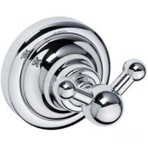 Bemeta - Ricordi double hook in brass, Chrome (OPTIMARIC22CR)