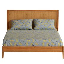 Ensemble de draps double plus 4 pièces : drap plat (240x290cm avec ourlet simple 5cm) + drap-housse (175x200+rabat 25cm) + 2 taies d'oreiller