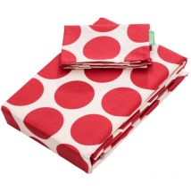 Benetton - set 3PZS single funda nordica individual: funda nordica (155X220CM c/ solapa 30CM) + sabana bajera (90X200+40CM c/ solapa) + 1 almohada