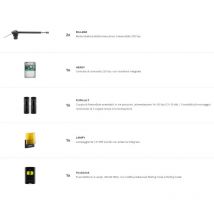Kit Automazione Ante Battenti 3,5m Beninca' 959002418 Kbill4024 Automatismi