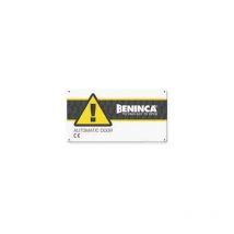 Beninca - tabella segnaletica in alluminio ' id.ta 9846019 automazione automatismi