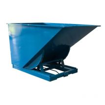 Benne en tôle auto-basculante 600 L charge 2000 kg coloris bleu - Fimm