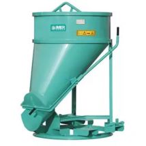 Benne conique à déversement latéral 750 litres Imer
