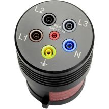 Benning - ta 7-63 Adaptateur de mesure mâle cee 63 a 5 pôles - femelle 4 mm noir X925872