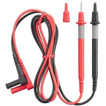 Benning 044146 Sicherheits-Messleitungs-Set Lamellenstecker 2 mm Prüfspitze 1.00 m Schwarz, Rot 1 St