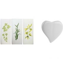 Flachverdunster Keramik Wild Flowers 250 ml 21x8,5x3,5cm sortiert