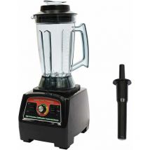 Senderpick - Mixeur électrique 2800 w, 3.9 l, mixeur multifonctionnel en acier, 2 en 1 mixeur de cuisine en acier inoxydable, mixeur en acier