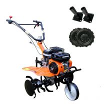 Benzin Motorhacken Manual Start 1G72 7,5CV 3V + Räder + Mangos