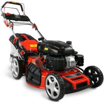 Hecht - Benzin Rasenmäher Antrieb 5in1 6ps 53 Cm Schnittbreite Elektrostart Mulch Mäher