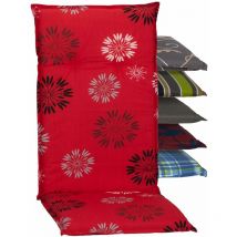 BEO - Cuscini per sedie da esterno con schienale alto Barcellona Made in eu Cuscini per sedie con schienale alto Cuscino per sedia a dondolo per