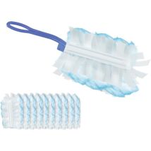C203pul004 Piumino Cattura Polvere, Spolverino Duster, Catturapolvere Pieghevole Con 10 Ricariche - Beper
