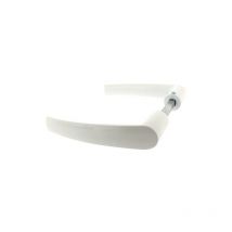 Sofoc - Poignée de porte béquille double carré de 6 et 7, Alu blanc