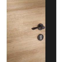 Béquille double laiton sur rosace ligne Lilas fintion vieux laiton mat DCG