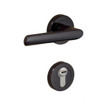Béquille double laiton sur rosace ligne Spartine fintion vieux laiton mat DCG